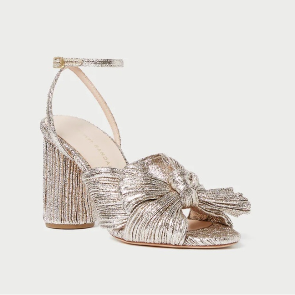 Loeffler Randall Camellia Heels, Champagne